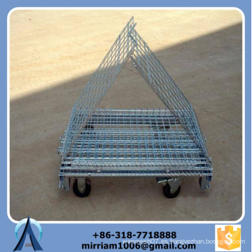 Apilable Hot Dip galvanizado de luz deber Cage de alambre